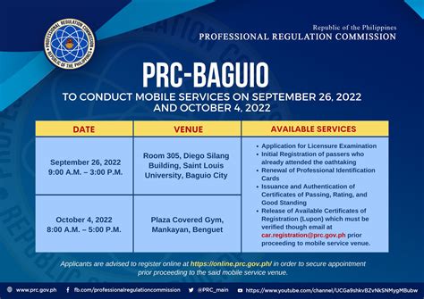 professional regulation commission - baguio city reviews|ONLINE APPOINTMENT FOR .